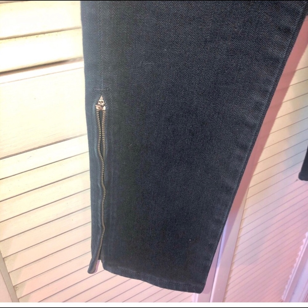 J Brand Women’s The Deal Black Skinny Jean zippers at the ankle 29 - Picture 4 of 8